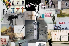 Banksy-Poster-Montage-Din-A0